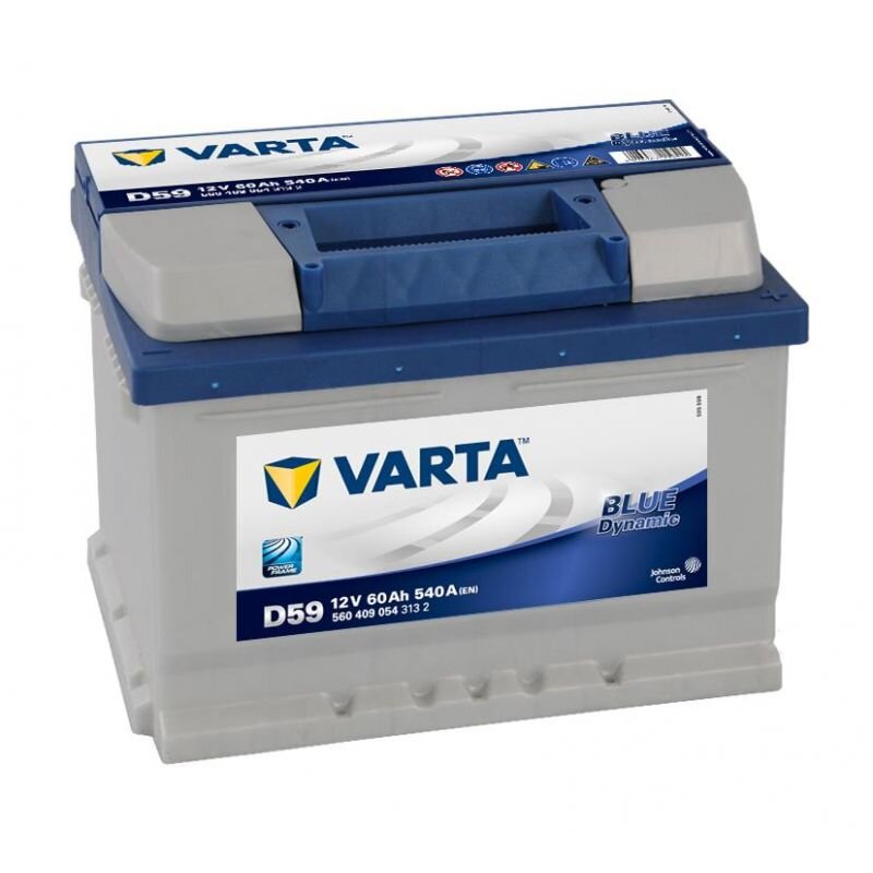 Varta BLUE Dynamic 560 409 054 3132 D59 12Volt 60Ah 540A/EN Starterbatterie von Varta