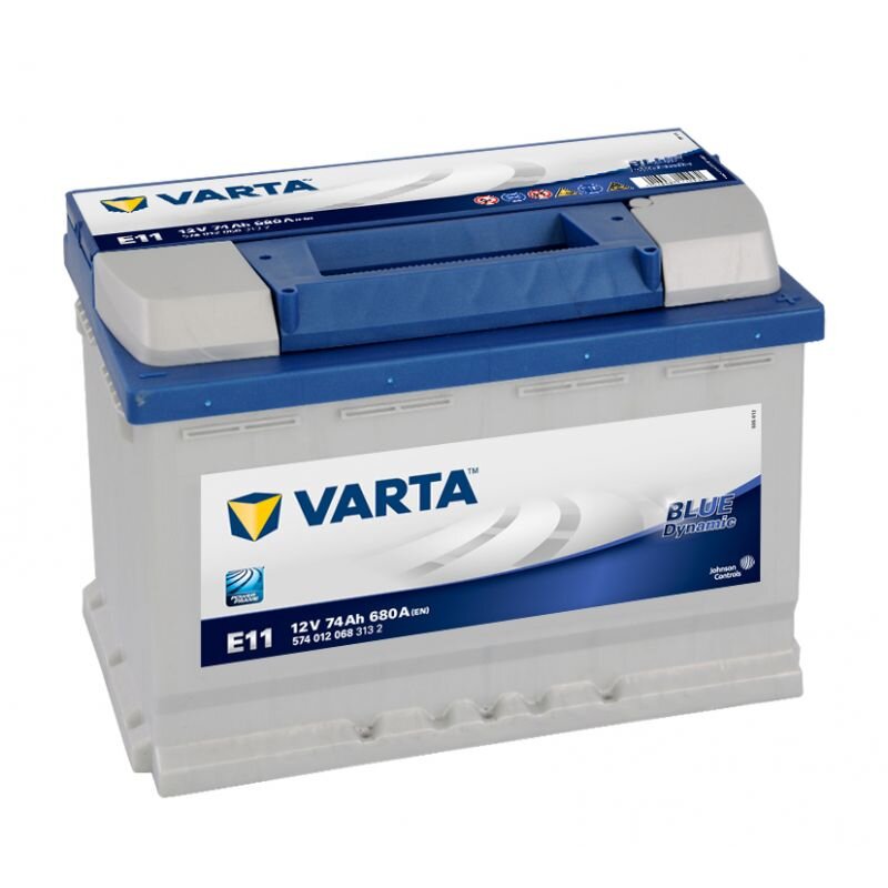 Varta BLUE Dynamic 574 012 068 3132 E11 12Volt 74Ah 680A/EN Starterbatterie von Varta