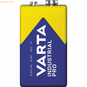 Varta Batterie Industrial Pro 04022211111 6LR61 9V Varta Batterie Industrial Pro 04022211111 6LR61 9V von Varta
