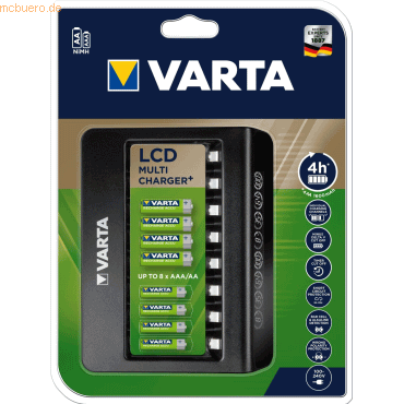 Varta Batterieladegrät LCD Multi Charger+ Varta Batterieladegrät LCD Multi Charger+ von Varta