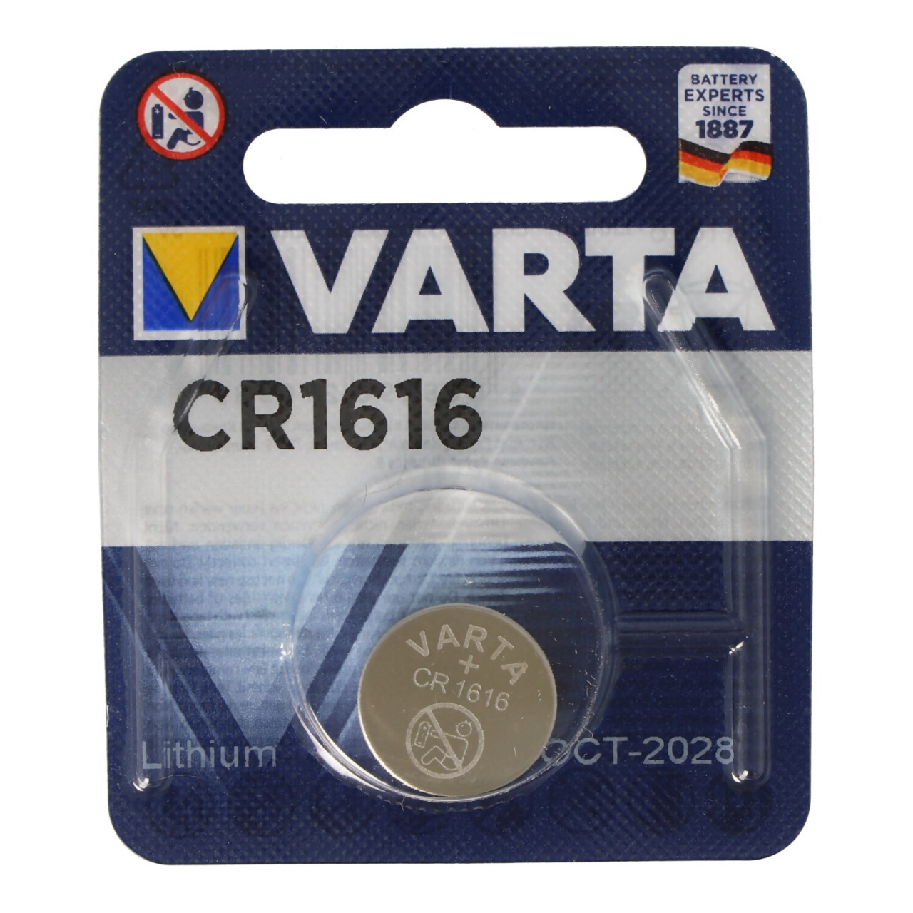 Varta CR1616 Lithium Batterie Varta CR1616 Lithium Batterie von Varta