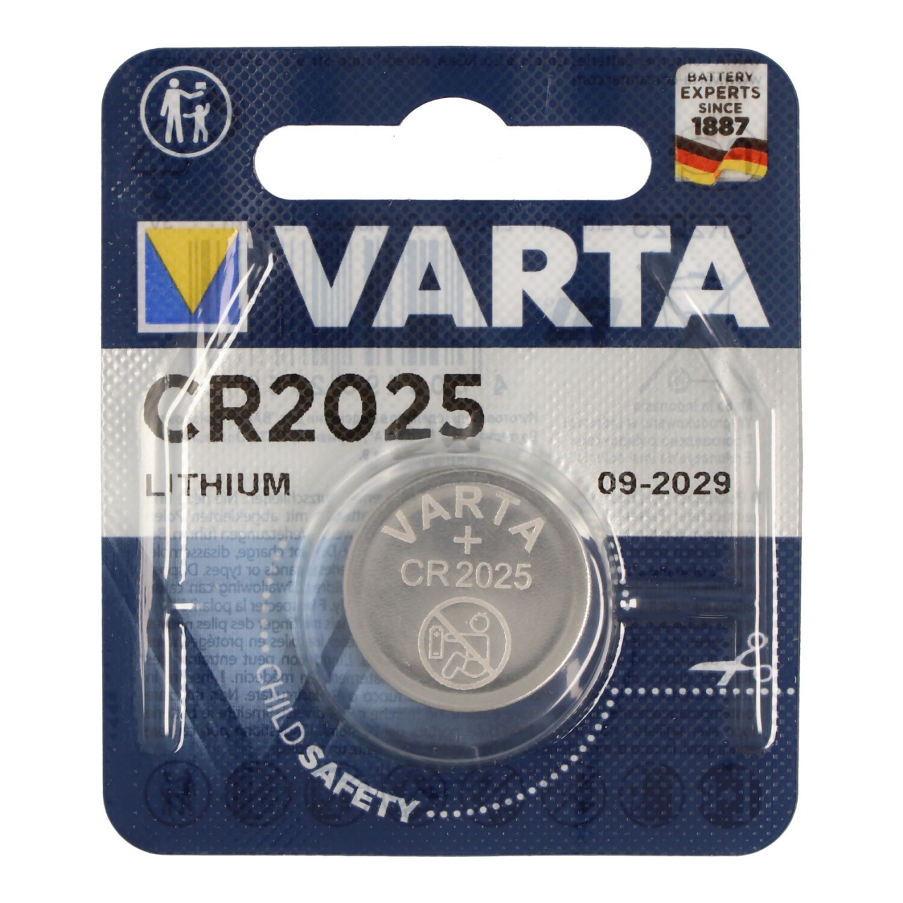 Varta CR2025 Lithium Batterie Varta CR2025 Lithium Batterie von Varta