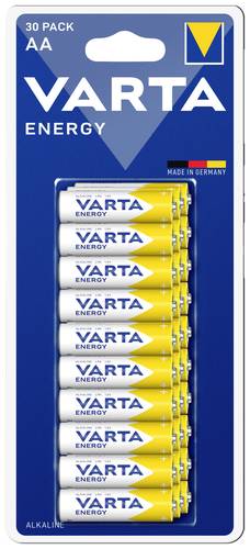Varta ENERGY AA Bli 30 Mignon (AA)-Batterie Alkali-Mangan 1.5V 30St. von Varta