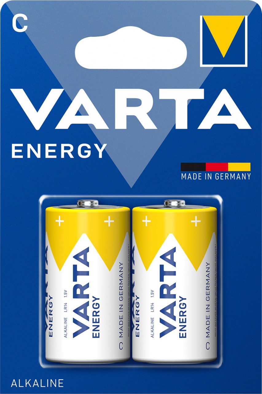 Varta Energy Batterie Alkaline, Baby, C, LR14, 1.5V 2er Pack von Varta