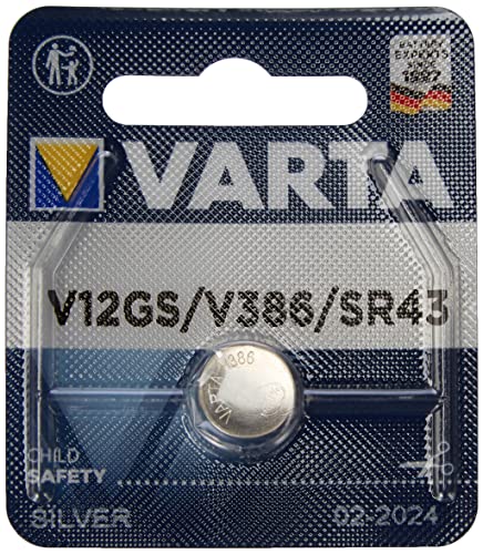 Varta Hörgeräte-Batterie V 12 GS/386 (1er Pack) von Varta