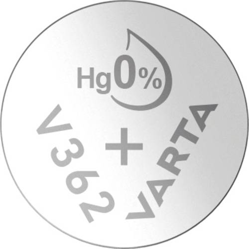 Varta Knopfzelle 362 1.55V 21 mAh Silberoxid SILVER Coin V362/SR58 Bli 1 von Varta