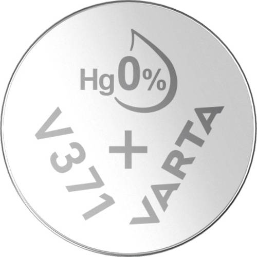 Varta Knopfzelle 371 1.55V 30 mAh Silberoxid SILVER Coin V371/SR69 Bli 1 von Varta