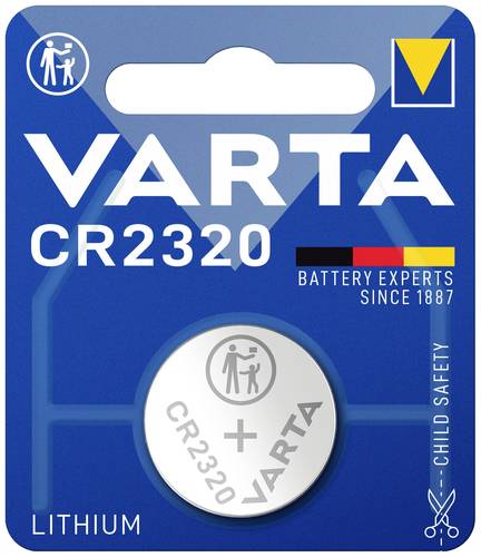 Varta Knopfzelle CR 2320 3V 1 St. 135 mAh Lithium LITHIUM Coin CR2320 Bli 1 von Varta