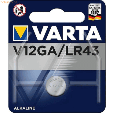 Varta Knopfzelle LR43/186 von Varta