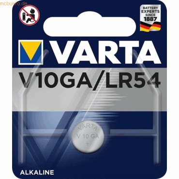 Varta Knopfzelle V10GA 1,5V 50mAh Varta Knopfzelle V10GA 1,5V 50mAh von Varta