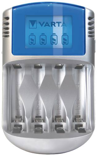 Varta LCD Charger 12V&USB Rundzellen-Ladegerät NiMH Micro (AAA), Mignon (AA) von Varta