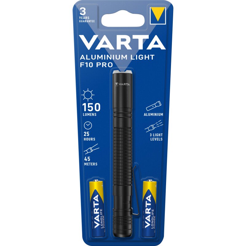 Varta LED Taschenlampe Aluminium Light von Varta
