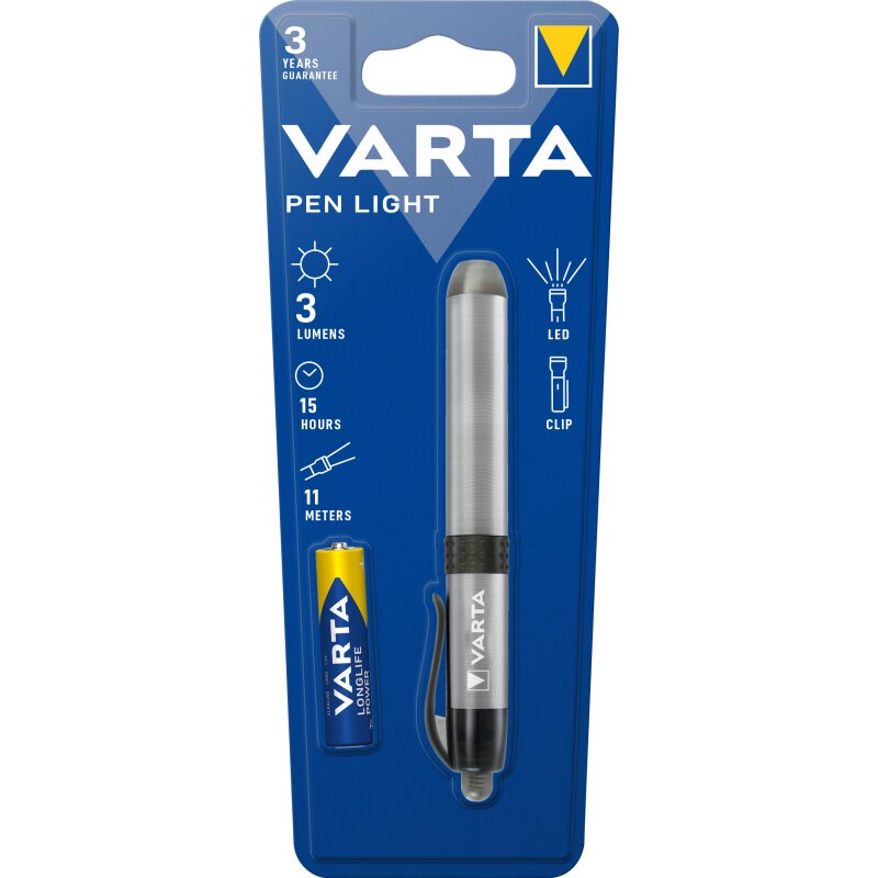 Varta LED Taschenlampe Easy Line, Pen Light von Varta