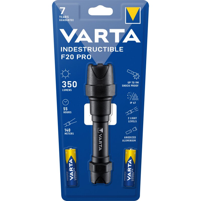 Varta LED Taschenlampe Indestructible, F20 Pro von Varta