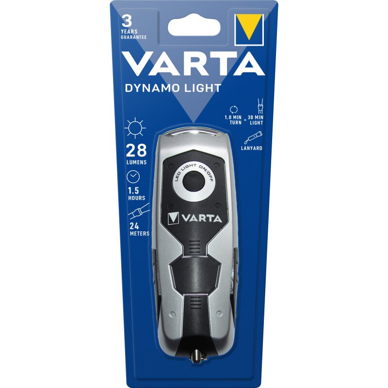 Varta LED Taschenlampe Power Line, Dynamo Light Varta LED Taschenlampe Power Line, Dynamo Light von Varta