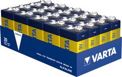 Varta LONGLIFE Batterie E-Block (9V-Block) 20er (412210111) von Varta