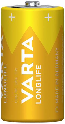 Varta LONGLIFE C Folie 6 Baby (C)-Batterie Alkali-Mangan 7600 mAh 1.5V 6St. von Varta