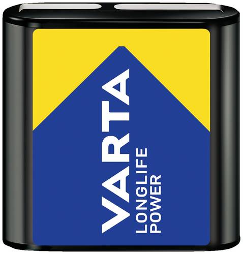 Varta LONGLIFE Power 4.5V Bli 1 Flach-Batterie Alkali-Mangan 6100 mAh 4.5V 1St. von Varta