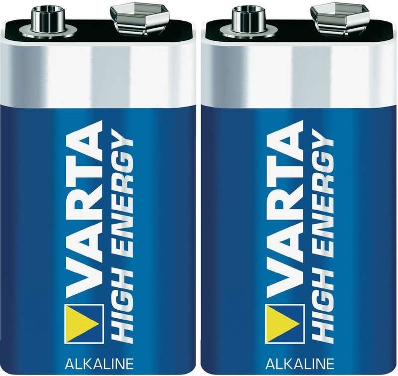 Varta LONGLIFE Power 9V Bli 2 9 V Block-Batterie Alkali-Mangan 580 mAh 9 V 2 St. von Varta