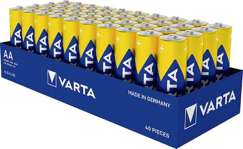 Varta LONGLIFE Power Mignon (AA)-Batterie Alkali-Mangan 1.5V 40St. von Varta