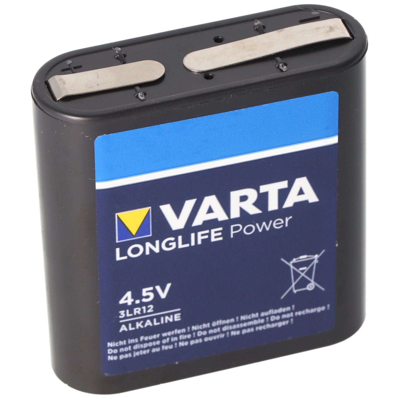 Varta Longlife Power (ehem. High Energy) 4,5V, MN1203, 3LR12, 3LR12P Flachbatterie von Varta