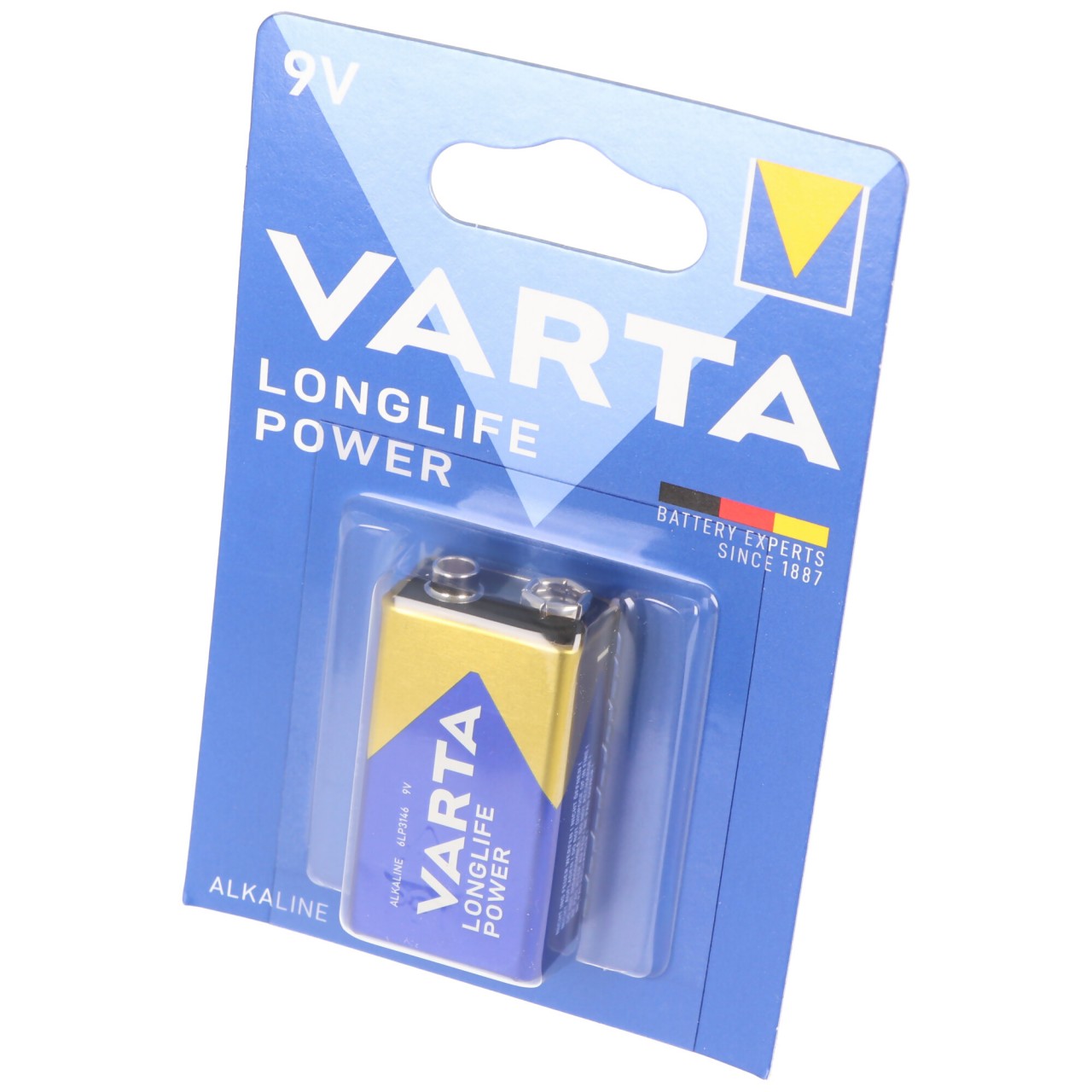 Varta Longlife Power (ehem. High Energy) 9V E-Block 4922 Batterie 1-er Blister von Varta