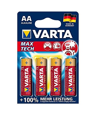 Varta Max Tech 04706 - Batterie 4 x AA-Typ von Varta