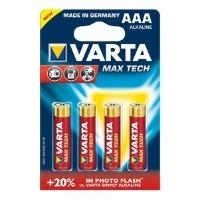Varta Maxi-Tech - Batterie AAA Typ Alkalisch (04703 101 404) von Varta