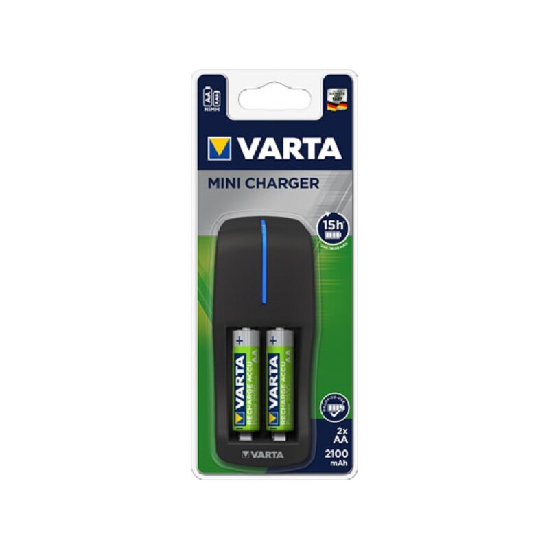 Varta Mini Charger inkl. 2x56706R2U (2100mAh) von Varta