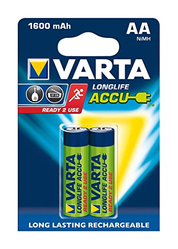 Varta NiMH C15 AA Akku (1,2V,1600mAh) 2er Pack von VARTA