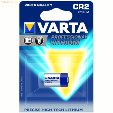 Varta Photobatterie Professional Lithium CR-2 3V 920mAh Varta Photobatterie Professional Lithium CR-2 3V 920mAh von Varta