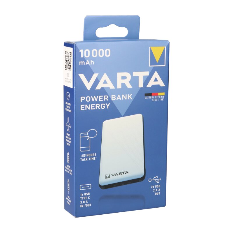 Varta Powerbank 10000 mAh + Micro USB Kabel Varta Powerbank 10000 mAh + Micro USB Kabel von Varta