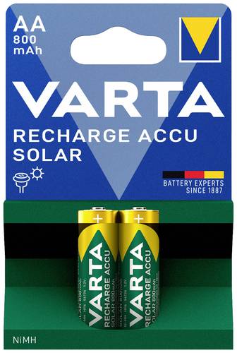 Varta RECH.AC.Solar AA800mAh BLI2 Mignon (AA)-Akku NiMH 800 mAh 1.2V 2St. von Varta