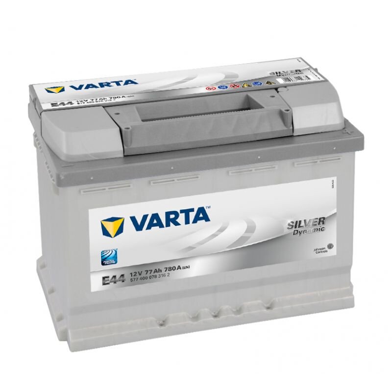 Varta SILVER Dynamic 577 400 078 3162 E44 12Volt 77Ah 780A/EN Starterbatterie von Varta