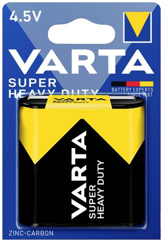 Varta SUPER HEAVY DUTY 4.5V Bli 1 Flach-Batterie Zink-Kohle 2700 mAh 4.5V 1St. von Varta