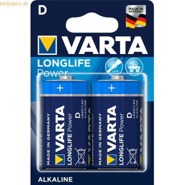 Varta VARTA LONGLIFE Power D Blister 2 (DE) von Varta