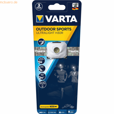 Varta VARTA Outdoor Sports Ultralight H30R white Varta VARTA Outdoor Sports Ultralight H30R white von Varta