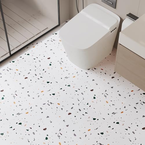 VaryPaper Vinyl Bodenbelag Weißer Granit Selbstklebender Vinylboden 30cmx30cm 10 Stück Linoleum Boden PVC Fliesen Selbstklebend Bad Klebefolie Fliesen Küche Klebe Vinylboden Selbstklebend Wohnzimmer VaryPaper Vinyl Bodenbelag Weißer Granit Selbstklebender Vinylboden 30cmx30cm 10 Stück Linoleum Boden PVC Fliesen Selbstklebend Bad Klebefolie Fliesen Küche Klebe Vinylboden Selbstklebend Wohnzimmer von VaryPaper