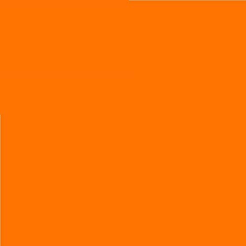 3 Stück LEE Nr. 105 Orange - 24 x 24 cm transparente, hitzebeständige, farbige Farbfolie für Foto Studio PAR 64 Scheinwerfer - Gel Farbfilter Filter Folie (3 Stück, Lee 105 Orange) von Varytec