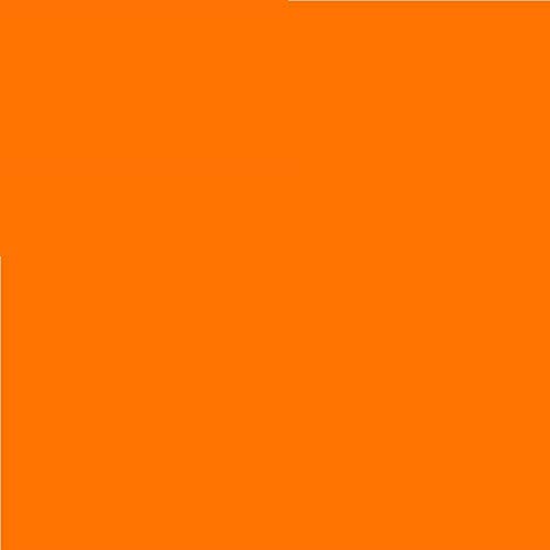 LEE Nr. 105 Orange - 24 x 24 cm transparente, hitzebeständige, farbige Farbfolie für Foto Studio PAR 64 Scheinwerfer - Gel Farbfilter Filter Folie (1 Stück, Lee 105 Orange) von Varytec