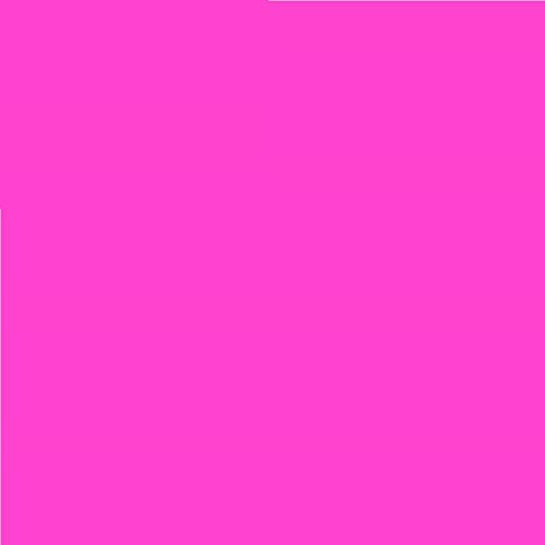 LEE Nr. 111 Dark Pink/Pink - 24 x 24 cm transparente, hitzebeständige, farbige Farbfolie für Foto Studio PAR 64 Scheinwerfer - Gel Farbfilter Filter Folie (1 Stück, Lee 111 Dark Pink) von Varytec