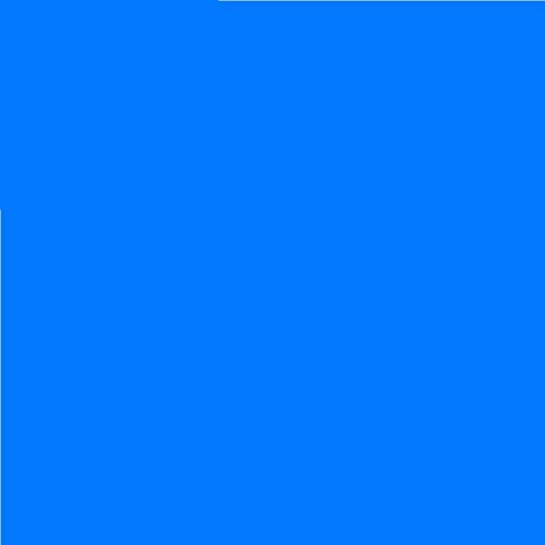 LEE Nr. 118 Light Blue/Hell Blau - 24 x 24 cm transparente, hitzebeständige, farbige Farbfolie für Foto Studio PAR 64 Scheinwerfer - Gel Farbfilter Filter Folie (1 Stück, Lee 118 Light Blue) von Varytec