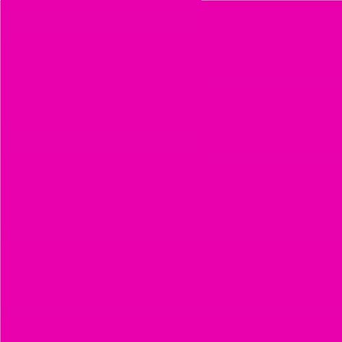 LEE Nr. 128 Bright Pink/Dunkel Pink - 24 x 24 cm transparente, hitzebeständige, farbige Farbfolie für Foto Studio PAR 64 Scheinwerfer - Gel Farbfilter Filter Folie (1 Stück, Lee 128 Bright Pink) von Varytec