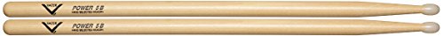 Vater VAVHP5BN Power 5BN Hickory-Nylon Tip Drumsticks von Vater