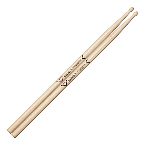 Vater VHC7AW Classics 7A Hickory Drumsticks mit Holzspitze, Paar von Vater