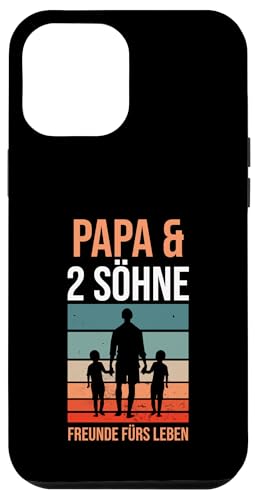 Papa & 2 Söhne Freunde fürs Leben Papa Hülle für iPhone 12 Pro Max von Vatertag & Tochter Geschenke