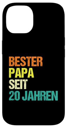 bester Papa seit 20 Jahren Papa Hülle für iPhone 14 von Vatertag & Tochter Geschenke