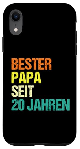 bester Papa seit 20 Jahren Papa Hülle für iPhone XR von Vatertag & Tochter Geschenke