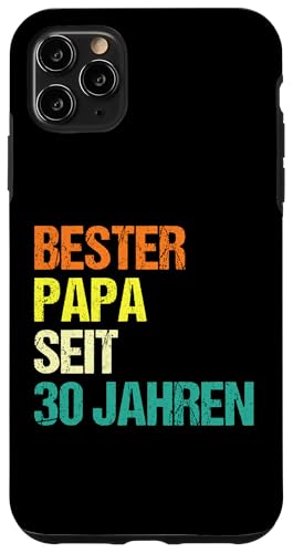 bester Papa seit 30 Jahren Papa Hülle für iPhone 11 Pro Max von Vatertag & Tochter Geschenke