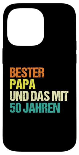 bester Papa seit 50 Jahren Papa Hülle für iPhone 14 Pro Max von Vatertag & Tochter Geschenke